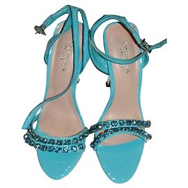 Kurt Geiger Saltos Bejeweled Turquesa