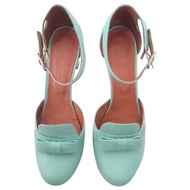 Chie Mihara sandales BOGOI Vert clair Bleu clair Turquoise
