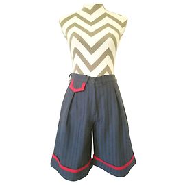 Jc De Castelbajac Short Bermuda Ample JC CASTELBAJAC Rouge Gris Gris anthracite