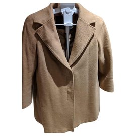 Max Mara-Coats, Outerwear-Cognac