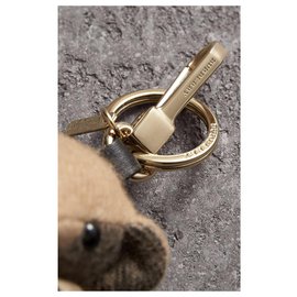 Burberry-BURBERRY, Key ring Thomas Bear with trench coat KEY RING-Beige