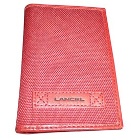 Lancel Purses, wallets, cases Red
