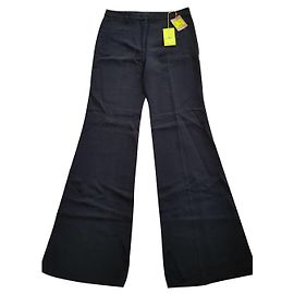 Etro Black wide cut pants.. Black