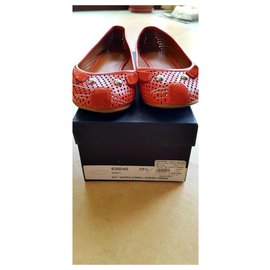 Marc by Marc Jacobs-Iconic Marc Jacobs mouse flats-Orange