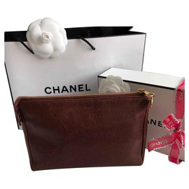 Chanel-CC Clutch-Burdeos