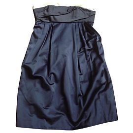 Robe bustier Tara Jarmon Bleu Marine