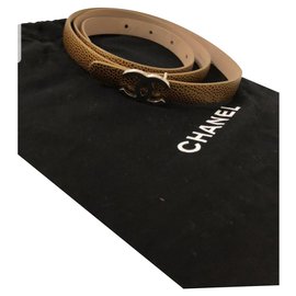 Chanel-Cinturón de oro de Chanel-Dorado