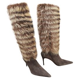 Botas Andrea Pfister 40 Marrom