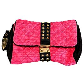 Clutch Louis Vuitton Coquette em seda rosa Rosa