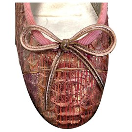 Chanel-Sapatilhas de ballet-Rosa