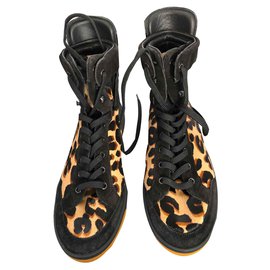 Louis Vuitton-scarpe da ginnastica-Stampa leopardo