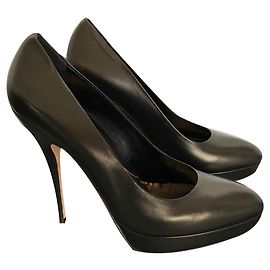 Escarpins à plateforme Gucci Sublissime en cuir noir Noir