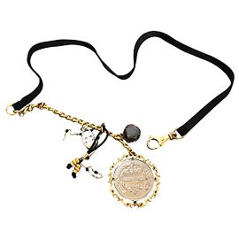 Cinto Joia Dolce & Gabbana Preto e Dourado Preto Dourado