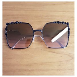 Fendi-FENDI MODEL CAN EYE SUNGLASSES LUNETETES SUNGLASSES NEW-Golden