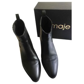 Maje Ankle Boots Black