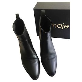 Maje Botas de tornozelo Preto