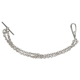 Hermès-Bracelete de Prata Hermes-Prata