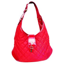 Burberry-Handbags-Red