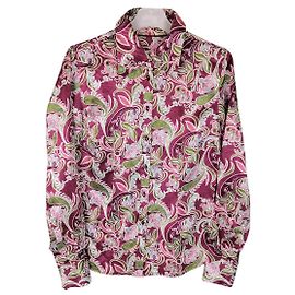 Blusa De Seda Tommy Hilfiger M Multicolor