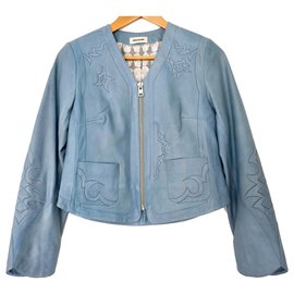 Zadig & Voltaire-jacket "vencia patch" zadig and voltaire-Blue,Light blue