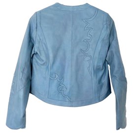 Zadig & Voltaire-giacca "patch di vencia" zadig e voltaire-Blu,Blu chiaro