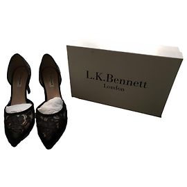 Lk Bennett l.K. Bennett - Black lace heels Black