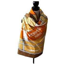 Hermès pareo Laranja