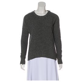 Camisola de lã e seda cinza Theory Cinza