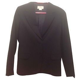 Autre Marque Caractere Black Wool Single Breasted Blazer Black
