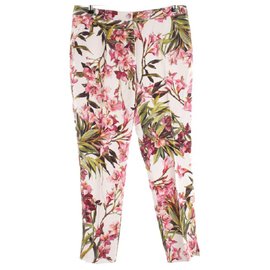 Dolce & Gabbana-Pantaloni, ghette-Multicolore