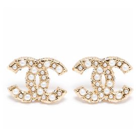 Chanel MINI PICCOLE PERLE E STRASS PER CC D'oro