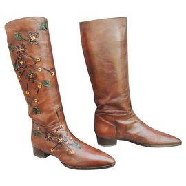 Prada-Prada boots p 40-Brown