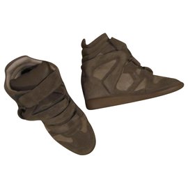 Isabel Marant-Sneakers-Beige,Light brown