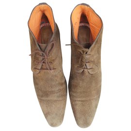 Santoni-Santoni boots-Light brown