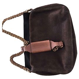 Bolsa Lanvin de couro marrom Marrom