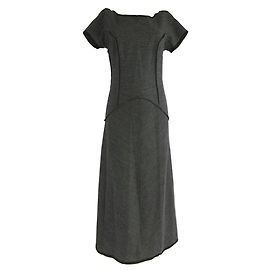 Comme des Garcons Maxikleid Grau