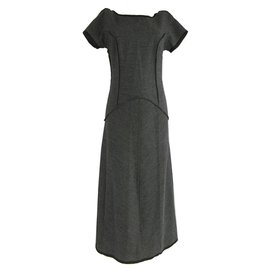 Comme Des Garcons-Comme des Garcons Maxi Dress-Grey