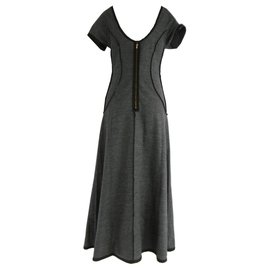 Comme Des Garcons-Comme des Garcons Maxi Dress-Grey