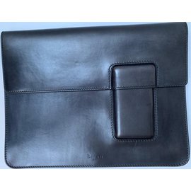 Berluti Porte document/ordinateur Noir