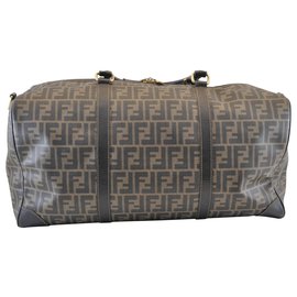 Fendi-Fendi Boston Bag-Brown