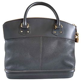 Louis Vuitton Suhali Lockit PM Grey Argento Grigio antracite