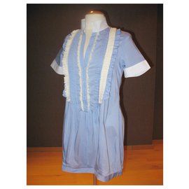 Autre Marque-Manila Grace túnica azul claro / vestido-Azul claro