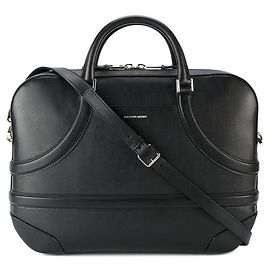 Maletín de cuero negro de Alexander Mcqueen Negro