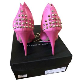 Mcq-Studded heels, McQ Alexander McQueen-Pink