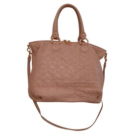 Miu Miu Leather Handbag Cream Cream