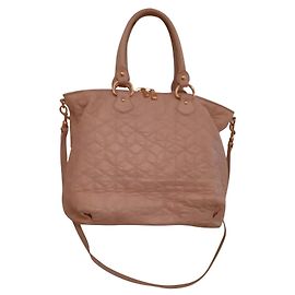 Sac à main Miu Miu en cuir crème Écru
