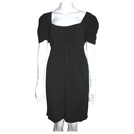 Vestito nero Temperley London in seta e viscosa Nero