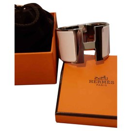 Hermès-Pulseira Hermes clique H-Branco