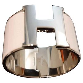 Hermès Pulsera Hermes clic H Blanco