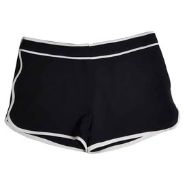 Diane Von Furstenberg-Pantalones cortos-Negro,Blanco